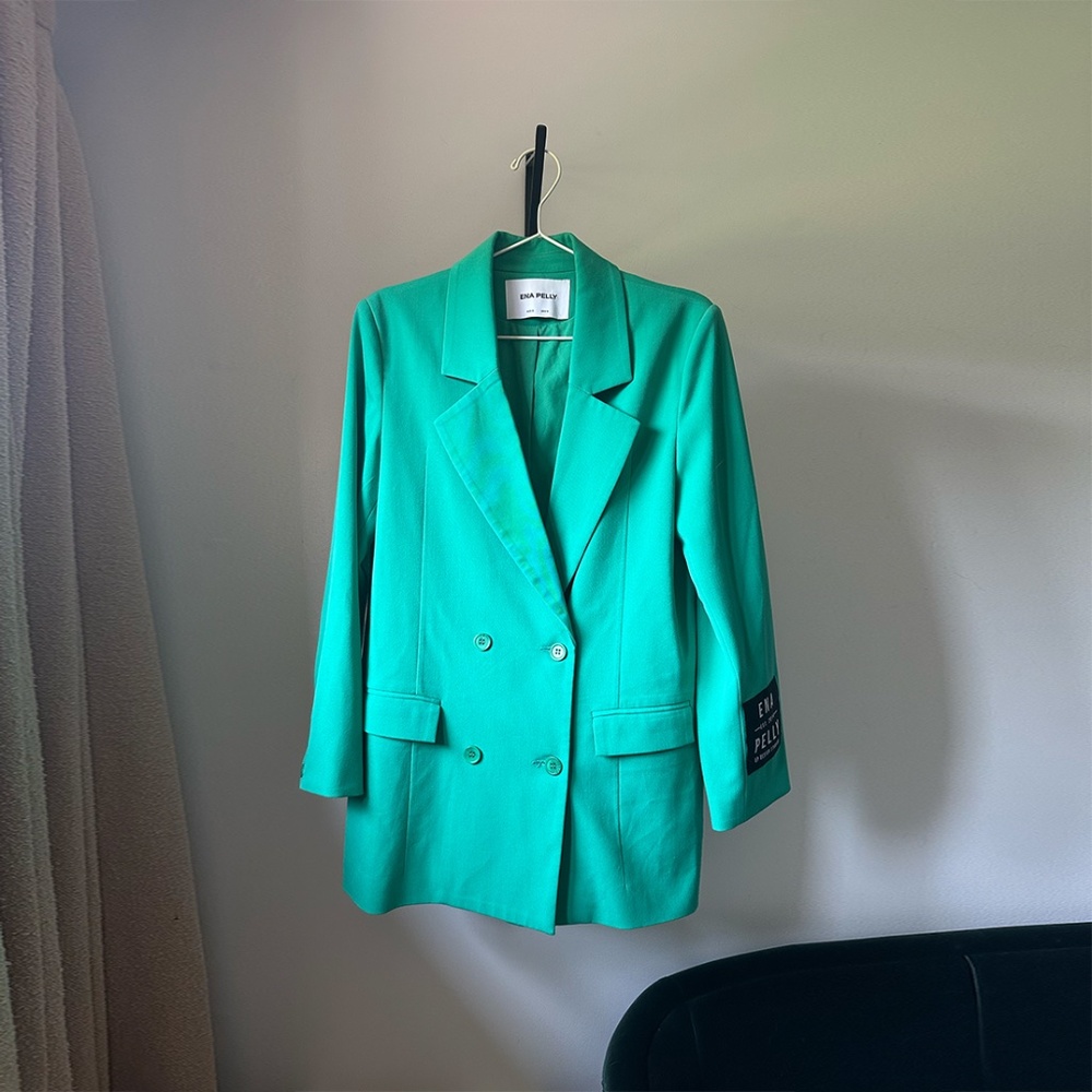 Ena Pelly Jolie Evergreen Blazer EUC